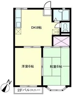 ホワイトハウス【1階】の間取り