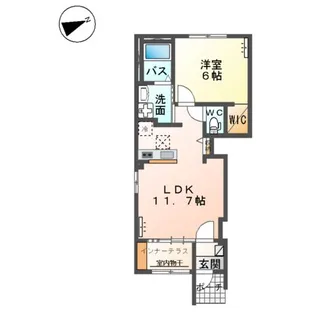 ディア・プリムローズ【1階】の間取り