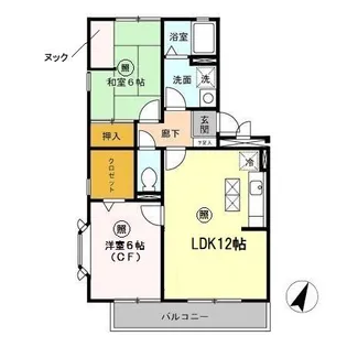 トマトノワ【1階】の間取り