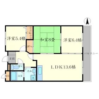 クオリティ北条【2階】の間取り
