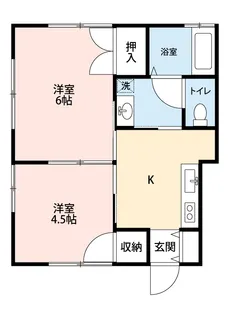 サンハイツ【1階】の間取り