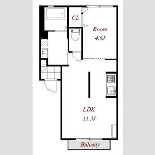 アークコート【2階】の間取り
