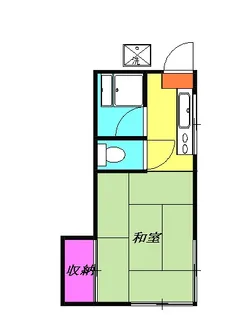 中山グリーンハイツ【2階】の間取り