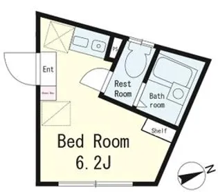 ベルネージュ【4階】の間取り