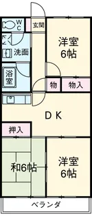 サンハイム和田【2階】の間取り