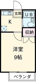 メゾンペルスネージュ【02A号室】の間取り