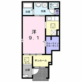 エクセレントⅢ【1階】の間取り