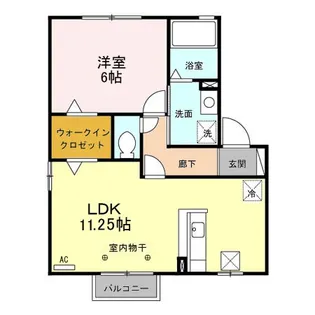 ファーストコート A【1階】の間取り