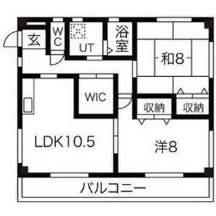 サンピュアSPACE【1階】の間取り