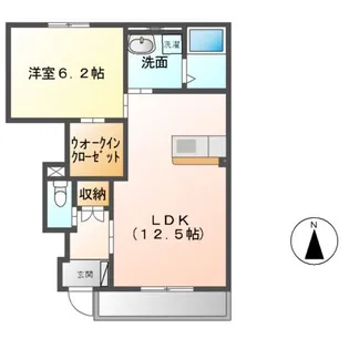 シンビー館Ⅰ棟【1階】の間取り