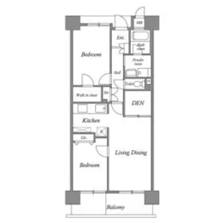 ルクレ川口イースト【2階】の間取り
