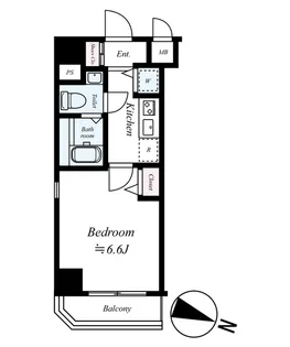 ラ・エテルノ ヨコハマ カンナイ【9階】の間取り