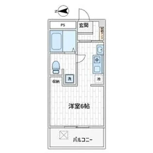 六郷東豊エステート【9階】の間取り