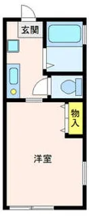 G・Aヒルズ保土ヶ谷B棟【101号室】の間取り