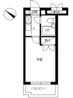 スカイコート相模原第6【3階】の間取り