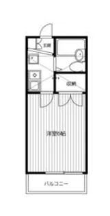 WOODBELLⅡ A・B【2階】の間取り