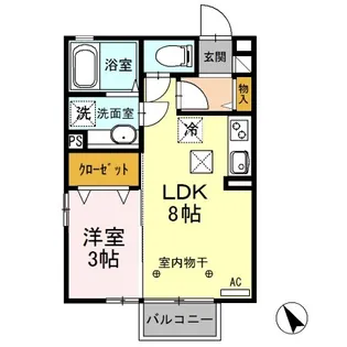 グリンピア【1階】の間取り