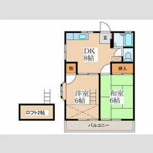 フォレストハウス【2階】の間取り