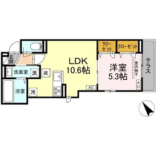 MAISON COCORU【1階】の間取り