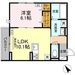 MAISON COCORU【2階】の間取り