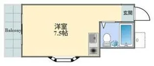 三光ハイツ【2階】の間取り