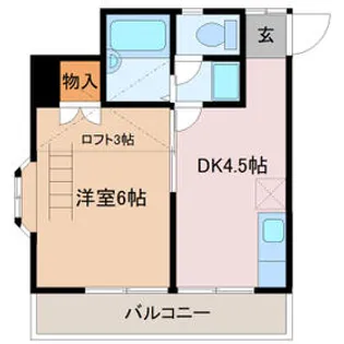 レオパレス東千葉第8【2階】の間取り