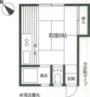 コーポ羽沢【201号室】の間取り