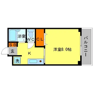 エスポワール西緑丘【4階】の間取り