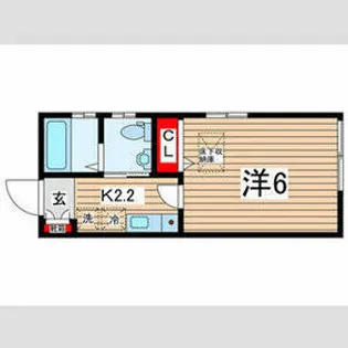 TYヒルズ【101号室】の間取り