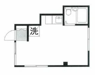 サンクレスタ三冨【303号室】の間取り