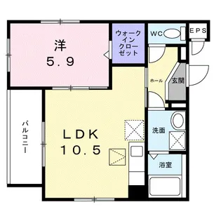 クレストネリマ【1階】の間取り