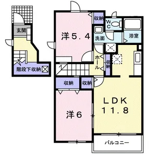 メゾン・アルモニー【2階】の間取り