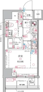 クレヴィスタ横浜関内【7階】の間取り
