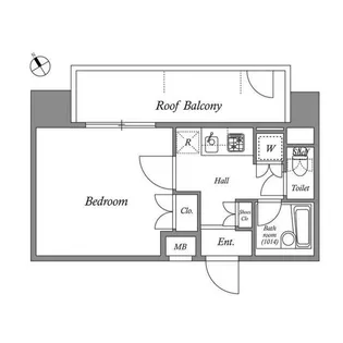 レジディア横濱関内【10階】の間取り