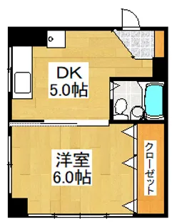 ニューホープハウス【4階】の間取り