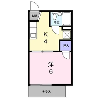 フォーブル日清A【1階】の間取り