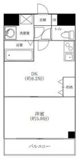プロヴァンスヒルズ新宿【1階】の間取り