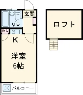 グリーンテラス【2階】の間取り