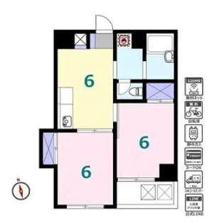 ポーテラス本郷【4階】の間取り