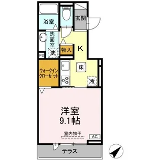 ノブレス【1階】の間取り