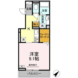 ノブレス【2階】の間取り