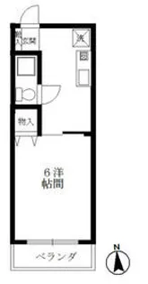 スカイハイム1【1階】の間取り