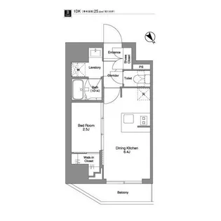 BPRレジデンス田端【3階】の間取り