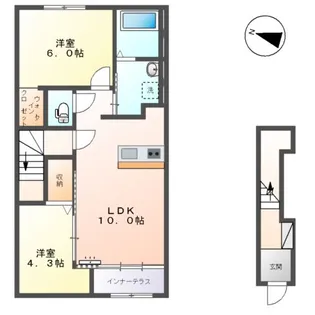 ブルースター【2階】の間取り