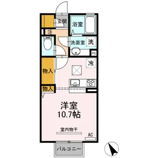 エクセレンテ丘里【1階】の間取り