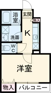リブリ・Felice国立【1階】の間取り