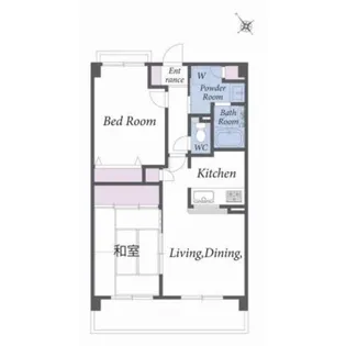 キングホームズ1番館【2階】の間取り