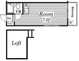 サンハイツ【2階】の間取り