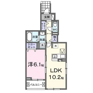 リシェール【1階】の間取り