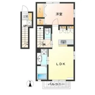 ビューラーKEN C【2階】の間取り